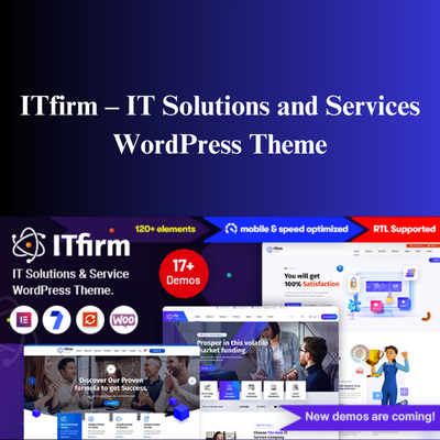ITfirm - IT Solutions and Services Wordpress Theme