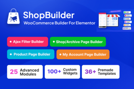 ShopBuilder Pro - Elementor WooCommerce Builder Addons
