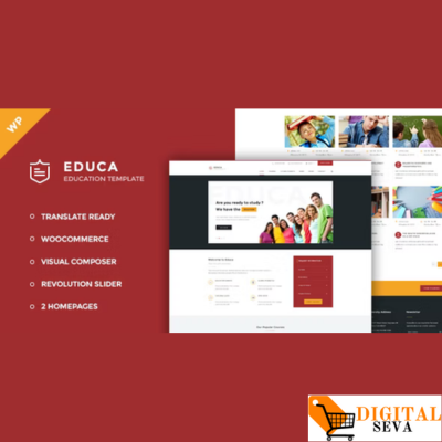 Educa Education, Courses and Events WordPress Theme